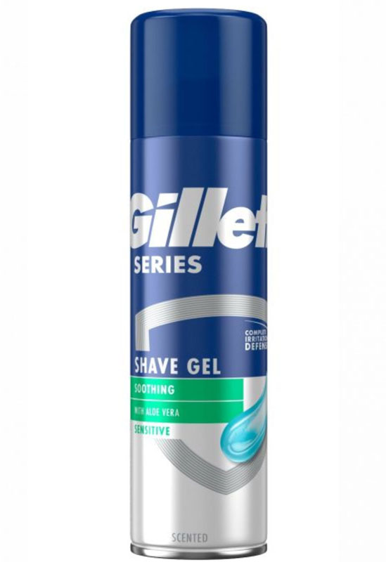 Пена и гель для бритья Gillette Shaving Gel Sensitive Skin200ml ...